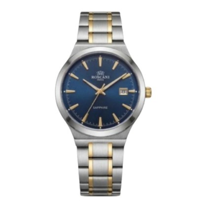 ROSCANI ROSW4557K8 BLUE DIAL 40MM STAINLESS STRAP ANALOG MEN WATCH